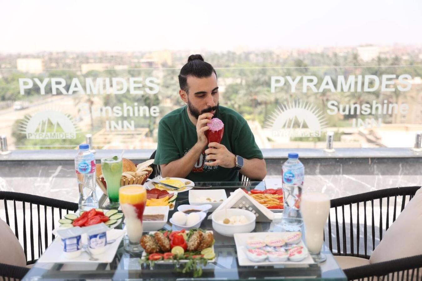 Pyramids Sunshine View Otel Kafret el-Gabal Dış mekan fotoğraf