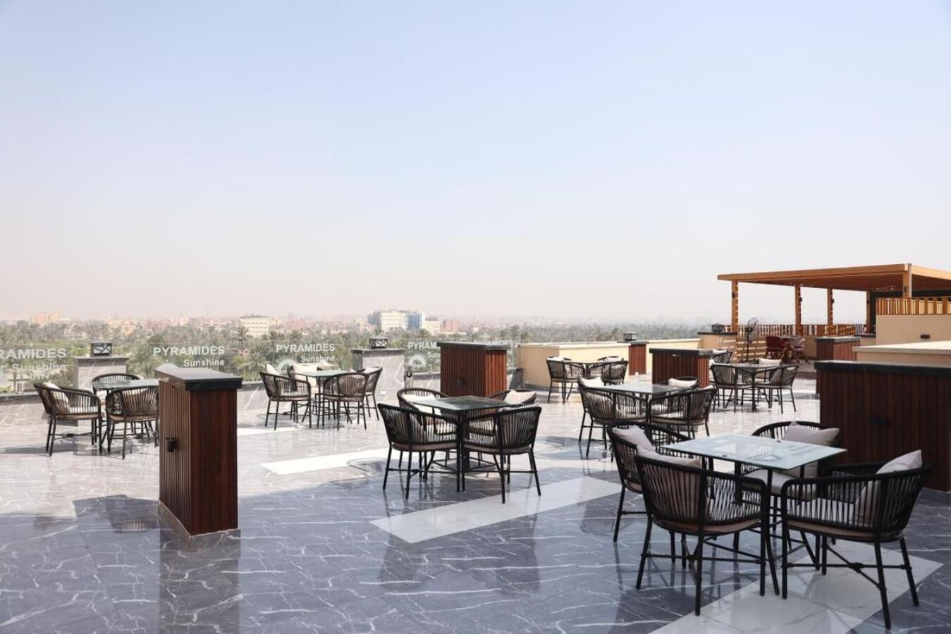 Pyramids Sunshine View Otel Kafret el-Gabal Dış mekan fotoğraf