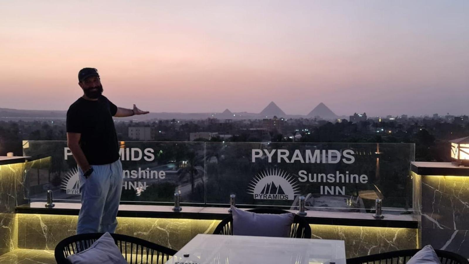 Pyramids Sunshine View Otel Kafret el-Gabal Dış mekan fotoğraf
