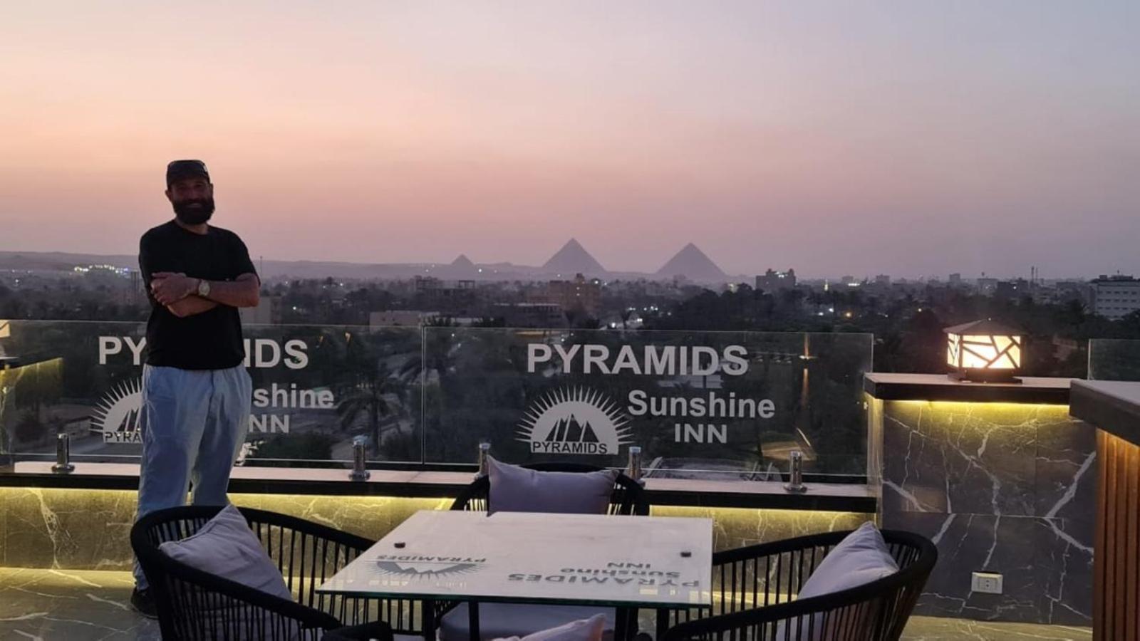 Pyramids Sunshine View Otel Kafret el-Gabal Dış mekan fotoğraf